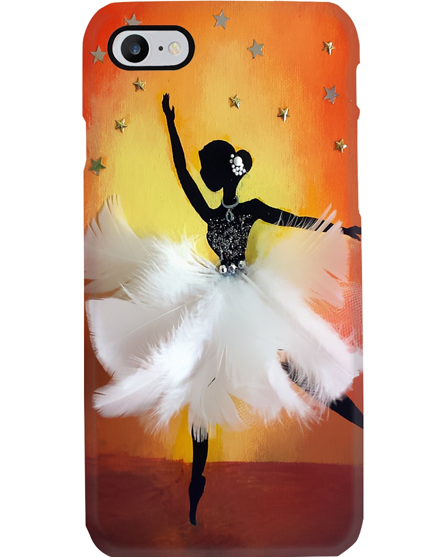 Ballet Girl Feather Dress Phone Case