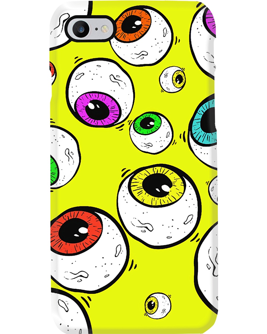 Optometrist yellow eyeballs Phone Case