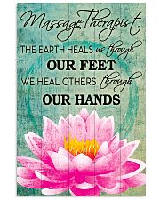 Massage Therapist We Heal Others Through Our Hands 11x17 Poster front