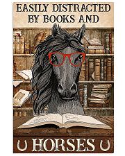 Horse Girl Easily Distracted By Books And Horses 11x17 Poster front