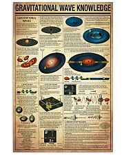 Science Gravitational Wave Knowledge Poster 11x17 Poster front