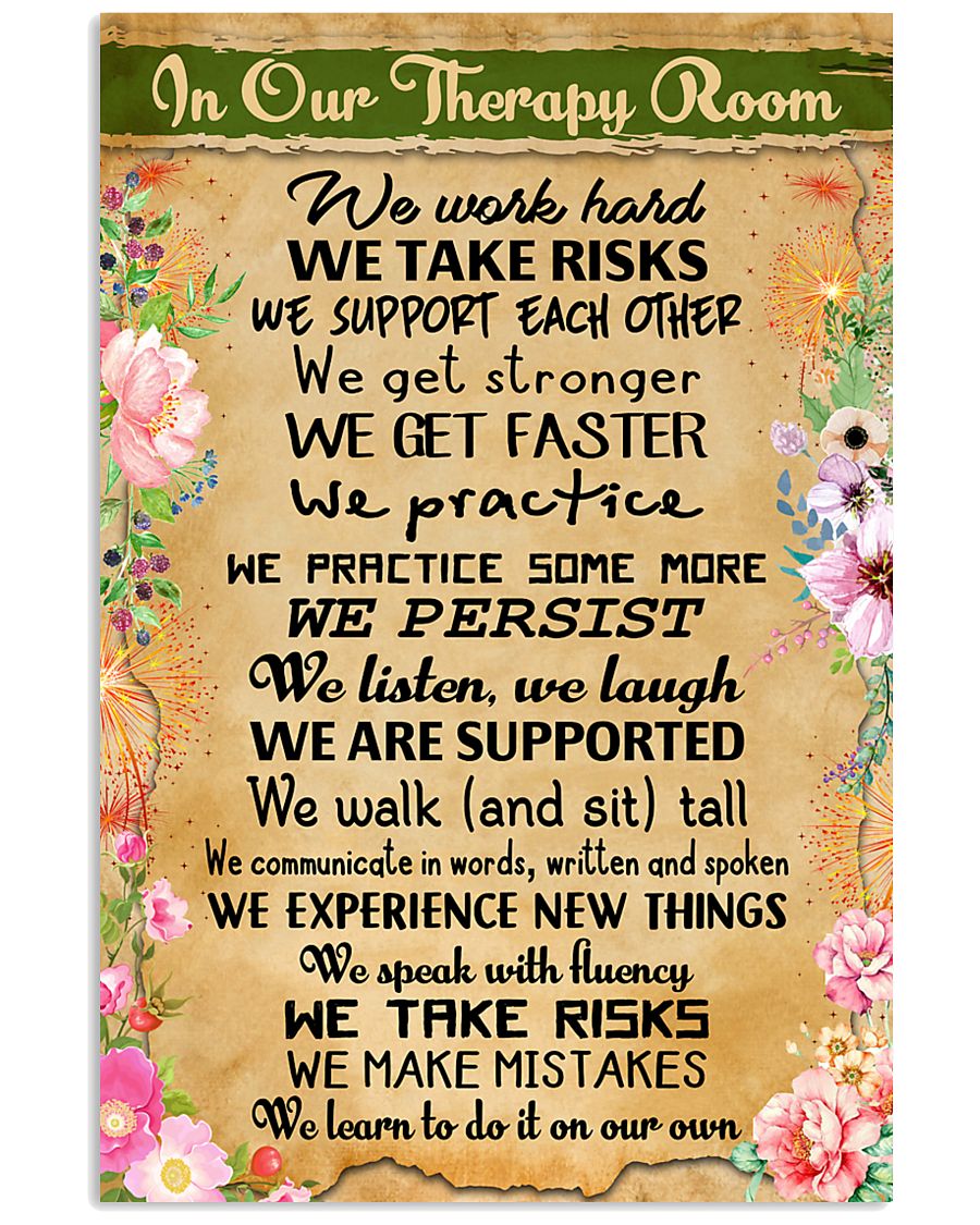 Occupational Therapist In Our Therapy Room 11x17 Poster