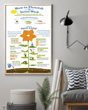 Social Worker Steps To Self-Care 11x17 Poster lifestyle-poster-1