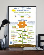 Social Worker Steps To Self-Care 11x17 Poster lifestyle-poster-2