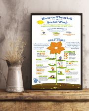 Social Worker Steps To Self-Care 11x17 Poster lifestyle-poster-3