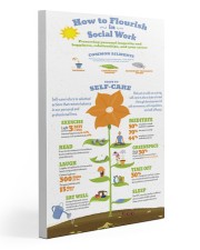 Social Worker Steps To Self-Care 20x30 Gallery Wrapped Canvas Prints thumbnail