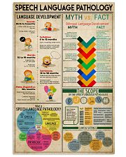 SLP Knowledge Speech Language Pathologist 11x17 Poster front