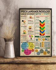 SLP Knowledge Speech Language Pathologist 11x17 Poster lifestyle-poster-3