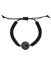 Librarian Girl and Boy Reading Books in Library Cord Circle Bracelet thumbnail