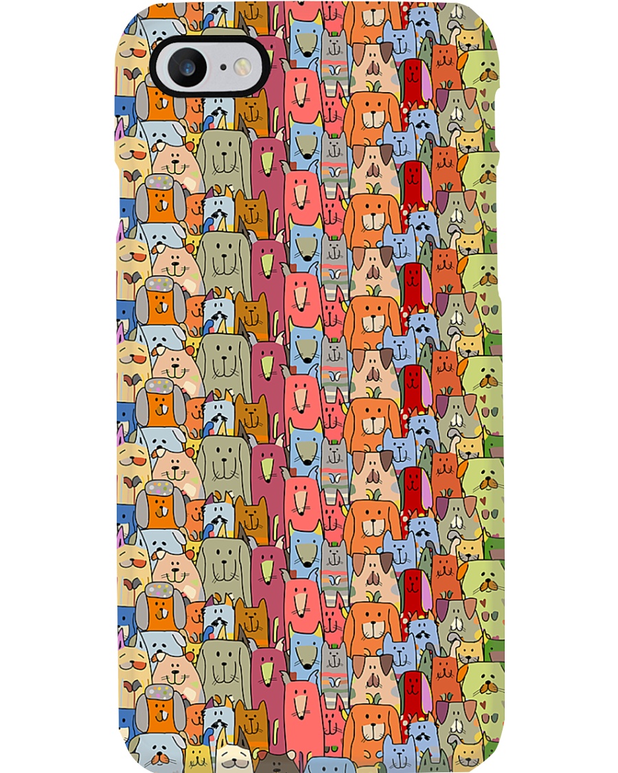 Veterinarian Colorful Cute Dogs Phone Case