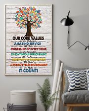 Massage Therapist Our Core Values Poster 11x17 Poster lifestyle-poster-1