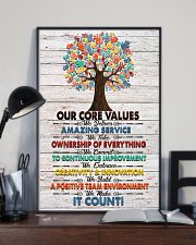 Massage Therapist Our Core Values Poster 11x17 Poster lifestyle-poster-2