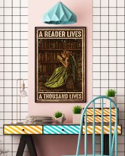 Librarian A Reader Lives A Thousand Lives 11x17 Poster lifestyle-poster-6