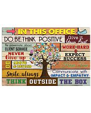 Accountant - Think outside the box 17x11 Poster front