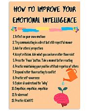 Social Worker Improve Your Emotional Intelligence 11x17 Poster front