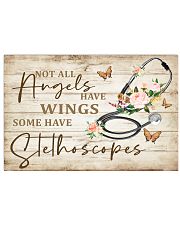 Physician Assistants Some Angels Have Stethoscopes 17x11 Poster front
