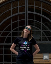 Paramedic Not All Superheroes Wear Capes Ladies T-Shirt lifestyle-women-crewneck-front-1
