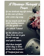 Massage Therapist 's Prayer 11x17 Poster front