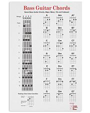 Bass Guitar Chords 11x17 Poster front