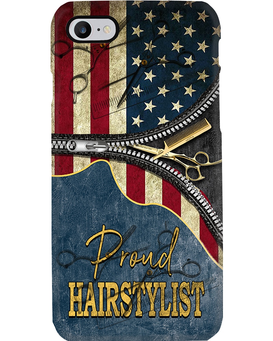 Proud American Hairstylist Phone Case