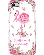 Breast Cancer Awareness Flamingo and Rose Phone Case i-phone-7-case