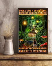 Librarian Books Give A Soul To The Universe 11x17 Poster lifestyle-poster-3