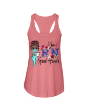 Nurse Good Hands Ladies Flowy Tank tile