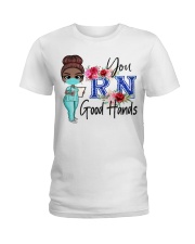 Nurse Good Hands Ladies T-Shirt front