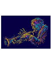 Trumpet Player Art 17x11 Poster front