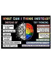 Teacher What Can I Think Instead 17x11 Poster front