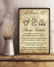 A Prayer For Massage Therapists 11x17 Poster lifestyle-poster-3