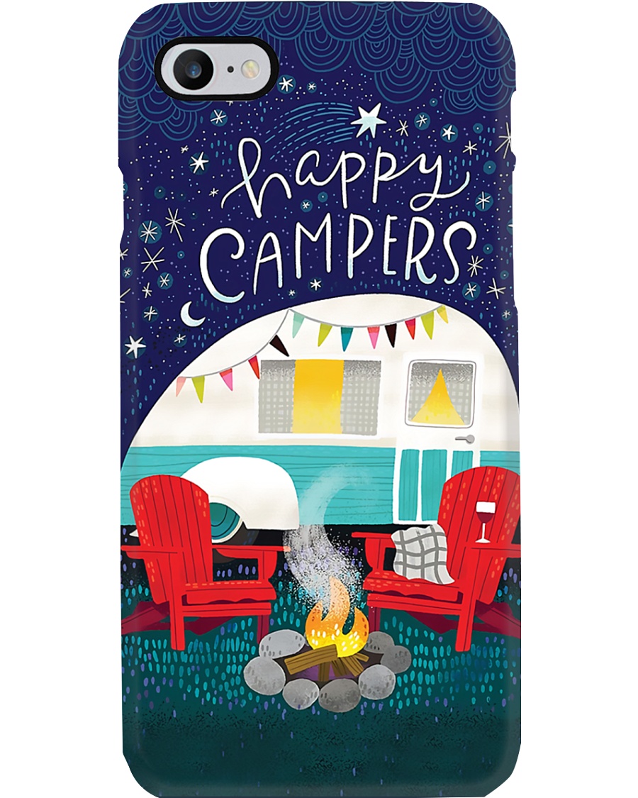 Camping Night Happy Campers Phone Case