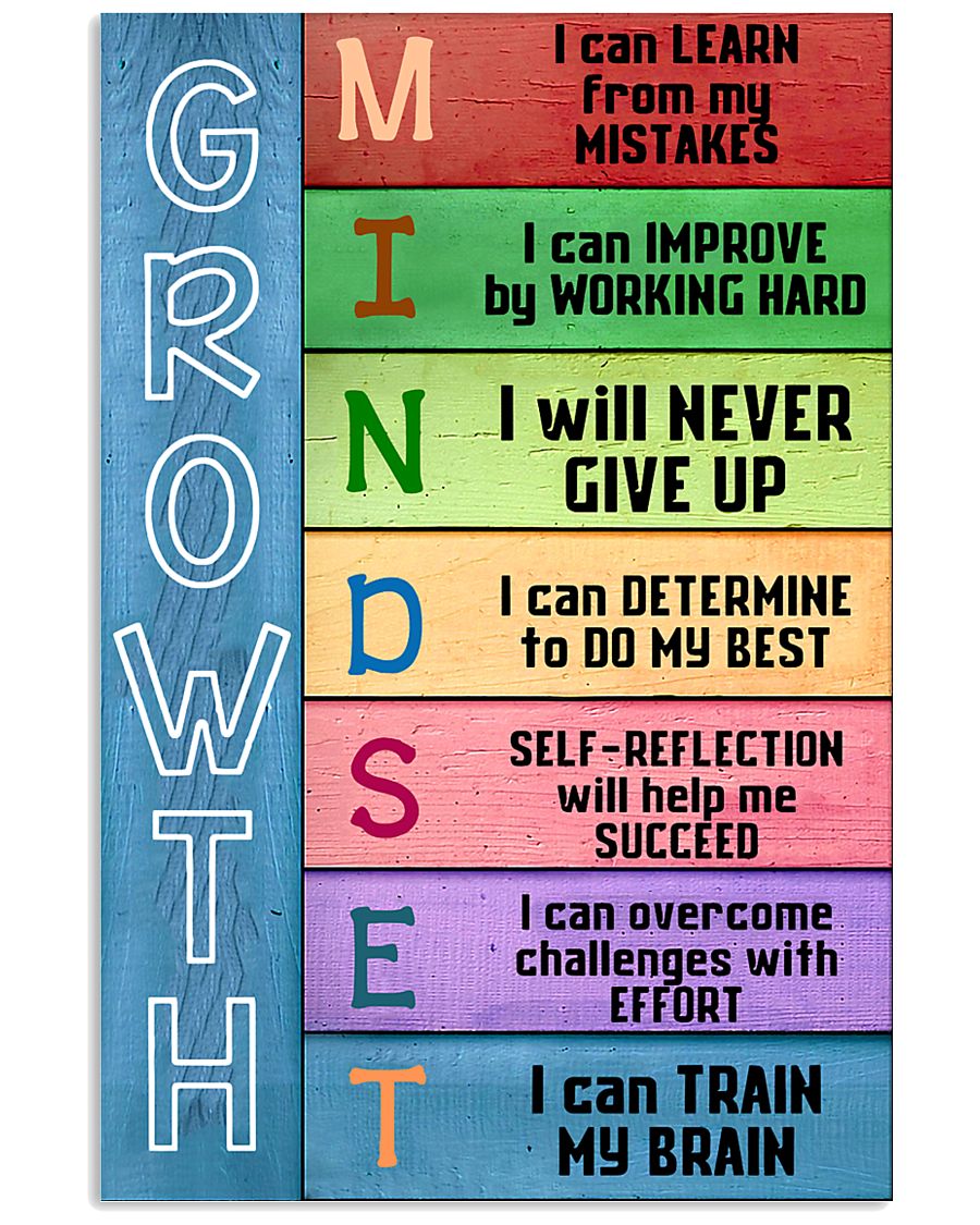 Growth Mindset Teacher 11x17 Poster