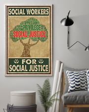 Social Workers For Social Justice 11x17 Poster lifestyle-poster-1