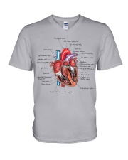 Anatomy Heart Cardiologist V-Neck T-Shirt tile