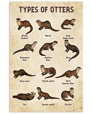 Otter Types 11x17 Poster front