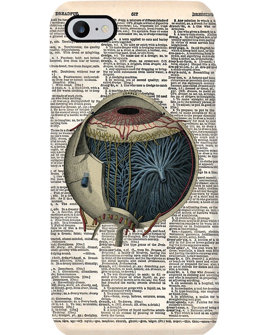 Human Eye Vintage Optometrist Phone Case