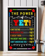 Teacher The Power Of Yet 11x17 Poster lifestyle-poster-4