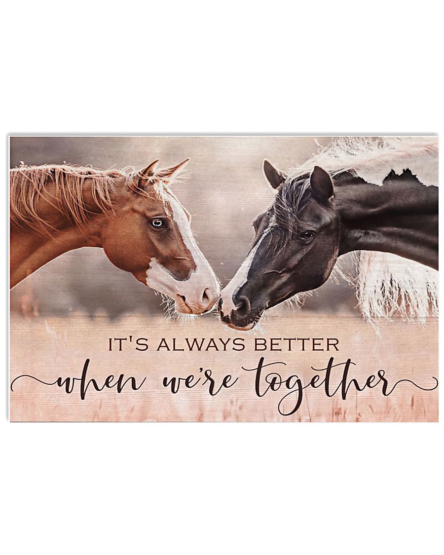 Horse Girl - it's always better 17x11 Poster