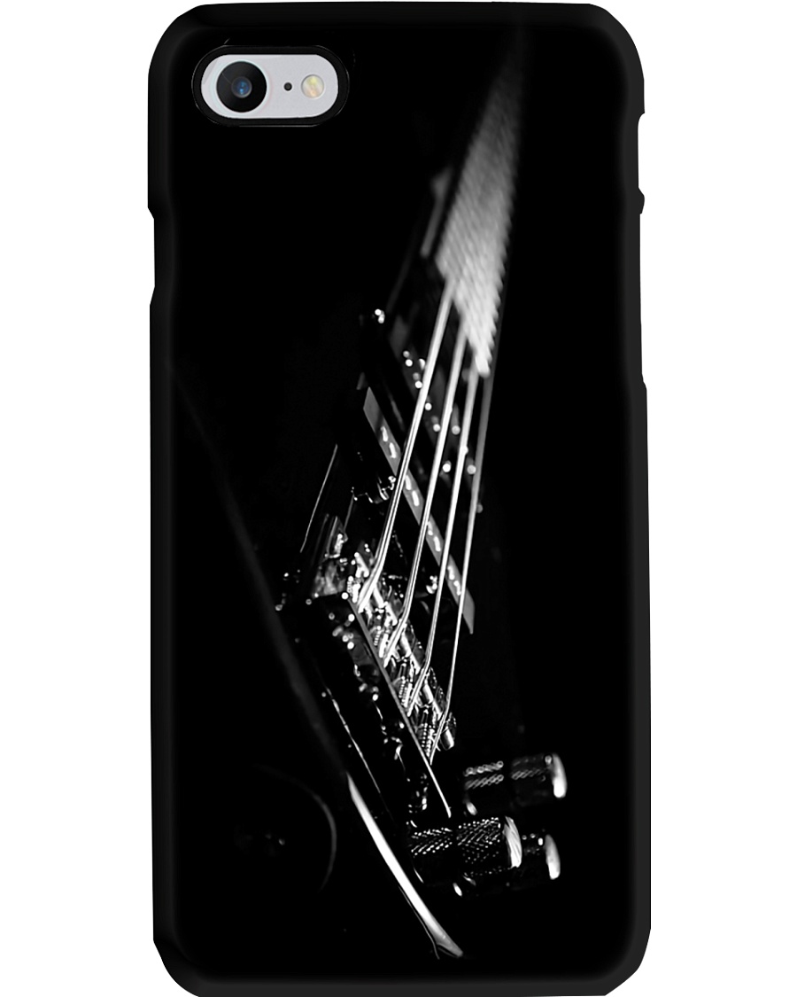 Bass Guitar On Black Phone Case