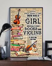 A Girl Who Really Loved Books And Violins 11x17 Poster lifestyle-poster-2