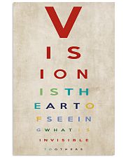 Optometrist Vision Is The Art 11x17 Poster front