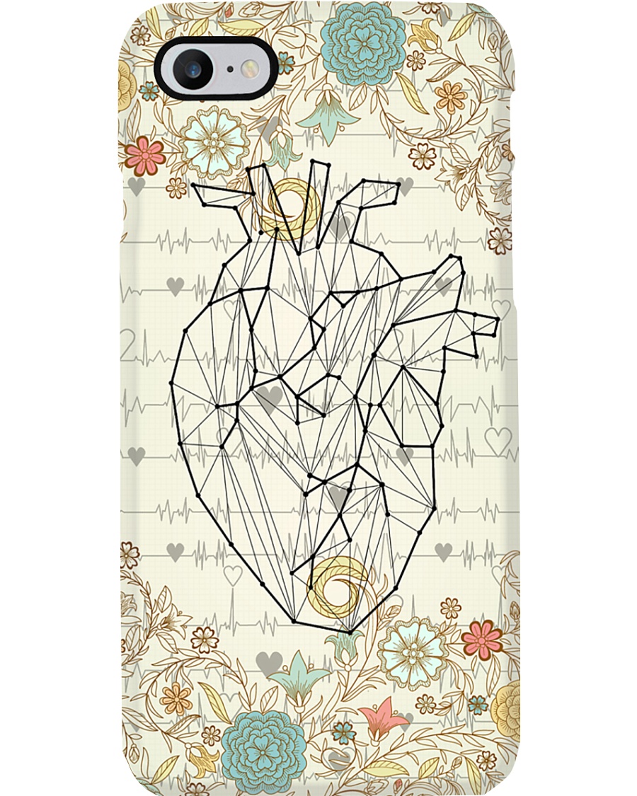 Cardiologist Floral Heart Phone Case