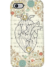 Cardiologist Floral Heart Phone Case i-phone-7-case