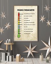 Social Worker Feelings Thermometer 11x17 Poster lifestyle-holiday-poster-1