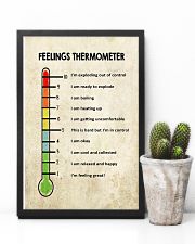 Social Worker Feelings Thermometer 11x17 Poster lifestyle-poster-8