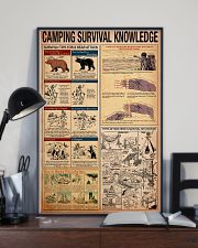 Camping Survival Knowledge 11x17 Poster lifestyle-poster-2