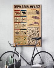 Camping Survival Knowledge 11x17 Poster lifestyle-poster-7