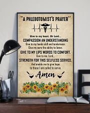 A Phlebotomist's Prayer 11x17 Poster lifestyle-poster-2