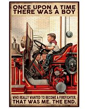 Firefighter A Boy Wanted To Become A Firefighter 16x24 Poster front
